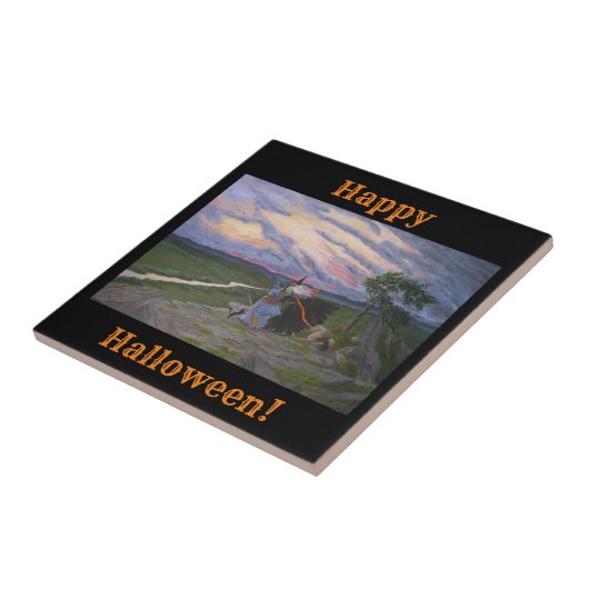 "Eerste vlucht!" Tegeltje (Zijkant)