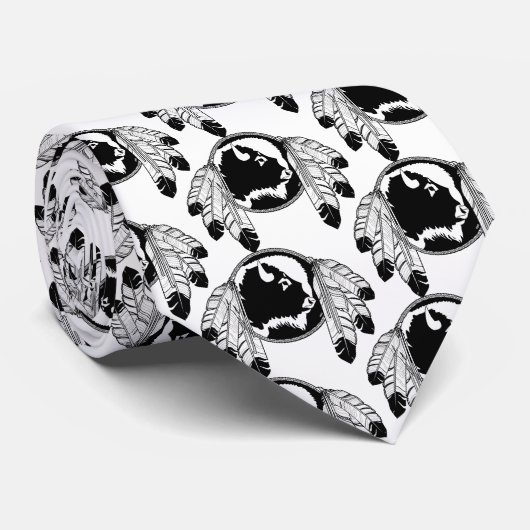 Eerste VN-pride Stropdas Native Wildlife Art Strop (Opgerold)