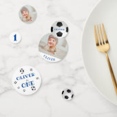 Eerste Voetbal op verjaardag Foto op verjaardag Confetti (Groep)