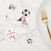 Eerste Voetbal op verjaardag Foto op verjaardag Confetti (Groep)