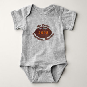 Eerste voetbalseizoen voor de baby romper