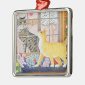Eerste voetnoot metalen ornament (Links)