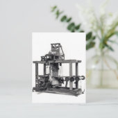 Eerste volledig geautomatiseerde loom briefkaart (Staand voorkant)