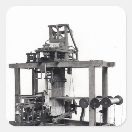 Eerste volledig geautomatiseerde loom vierkante sticker (Voorkant)