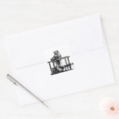 Eerste volledig geautomatiseerde loom vierkante sticker (Envelop)