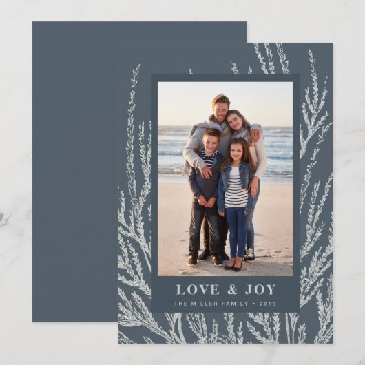 Eerste vorst feestdagenkaart (Voorkant / Achterkant)