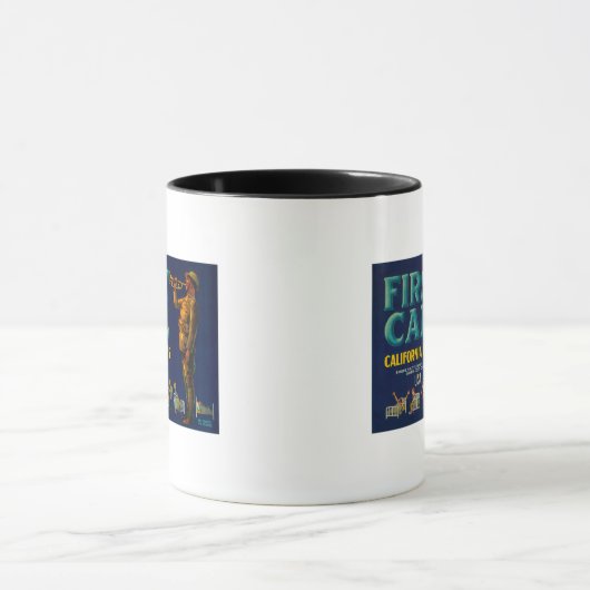 Eerste vraag perenkrat LabelContra Costa, CA Mok (Midden)