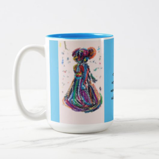 eerste vrouw in de mok (Links)