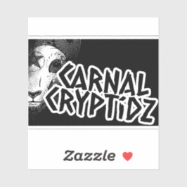 Eerste waarnemingen Carnal Cryptidz Sticker