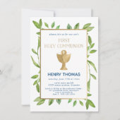 Eerste Waterverf voor botanisch groen van de Heili Kaart (Voorkant)