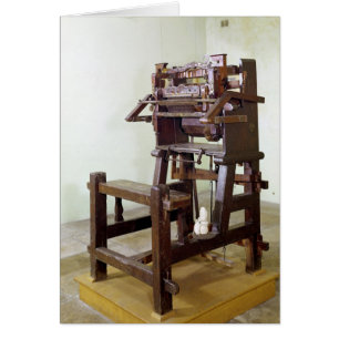 Eerste weefgetouwen voor het weven van kousen, 175