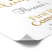 Eerste Welkomstteken van de Heilige Communie, comm Poster (Hoek)