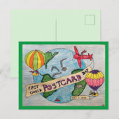 Eerste Wereld Briefkaart Dag Briefkaart (Voorkant / Achterkant)