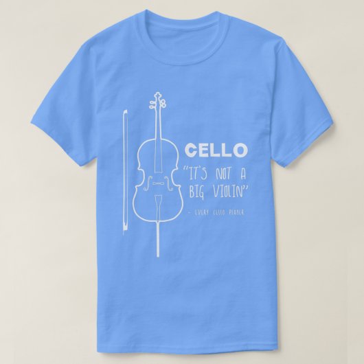 Eerste Wereld Cello-problemen T-shirt (Design voorkant)