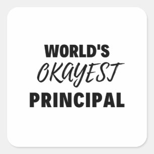 Eerste wereldleider 2 vierkante sticker