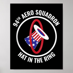 Eerste Wereldoorlog 94e Aero Squadron Pet in de Ri Poster