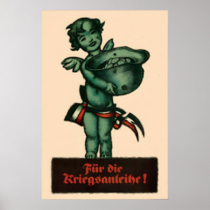 Eerste Wereldoorlog Duitse Propagandaposter Oorlog Poster