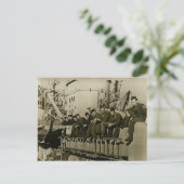 Eerste Wereldoorlog, Duitse zeelieden ontspannen Briefkaart (Staand voorkant)