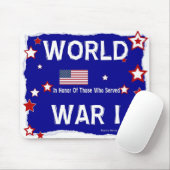 Eerste Wereldoorlog - Eer - Mousepad Muismat (Met muis)