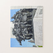 Eerste Wereldoorlog en twee monumenten Ottawa Cana Legpuzzel (Verticaal)
