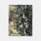 Eerste Wereldoorlog: Franse Slag om Verdun Fleece Deken (Voorkant)