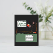 Eerste Wereldoorlog Kamp Bibliotheek 1917 Militair Briefkaart (Staand voorkant)