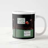 Eerste Wereldoorlog Kamp Bibliotheek 1917 Militair Grote Koffiekop (Rechts)