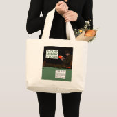 Eerste Wereldoorlog Kamp Bibliotheek 1917 Militair Grote Tote Bag (Voorkant (product))