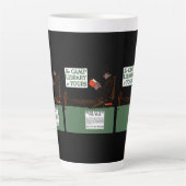 Eerste Wereldoorlog Kamp Bibliotheek 1917 Militair Latte Mok (Voorkant)