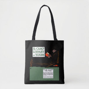 Eerste Wereldoorlog Kamp Bibliotheek 1917 Militair Tote Bag