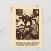 Eerste Wereldoorlog, met als doel de soldaten Briefkaart (Voorkant / Achterkant)