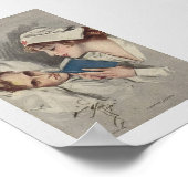  - Eerste Wereldoorlog verpleegster voor patiënt, Poster (Hoek)