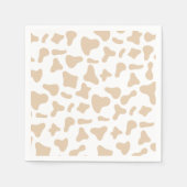 Eerste Westerne Cowboy 1e verjaardag van Rodeo Pap Servet (Voorkant)