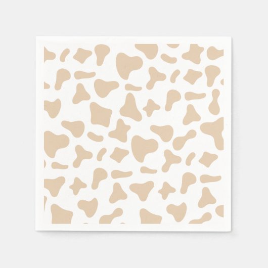 Eerste Westerne Cowboy 1e verjaardag van Rodeo Pap Servet (Voorkant)