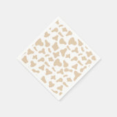 Eerste Westerne Cowboy 1e verjaardag van Rodeo Pap Servet (Hoek)