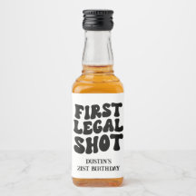 Eerste wettelijke Shot Retro Black, aangepast op 2