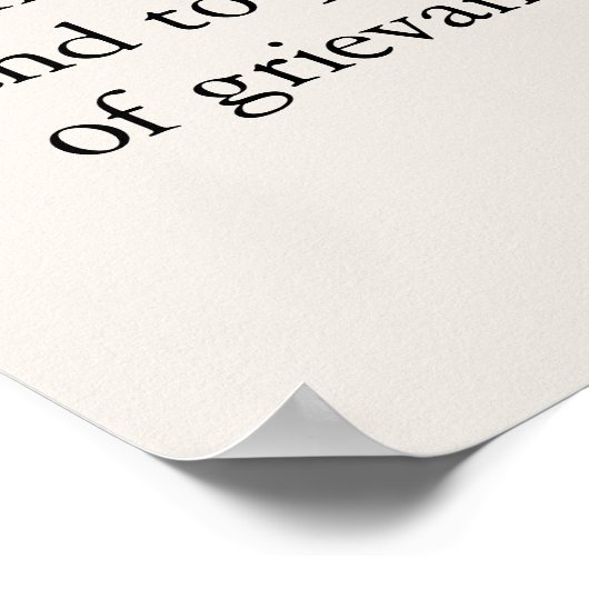 Eerste wijziging Grondwet Vrijheid van meningsuiti Poster (Hoek)