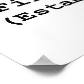 Eerste wijziging van de Amerikaanse grondwet Poster (Hoek)