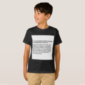 Eerste wijziging van de Grondwet T-shirt (Voorkant volledig)