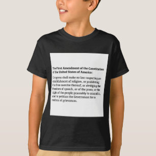 Eerste wijziging van de Grondwet T-shirt