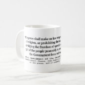 Eerste wijziging van de grondwet van de Verenigde Koffiemok (Voorkant links)