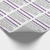 Eerste wijzigingsrecht cadeaupapier (Hoek)