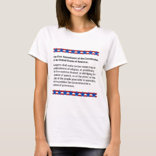 Eerste wijzigingsrecht t-shirt