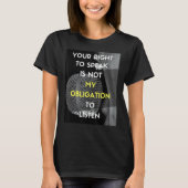 Eerste wijzigingsstraatontwerp t-shirt (Voorkant)