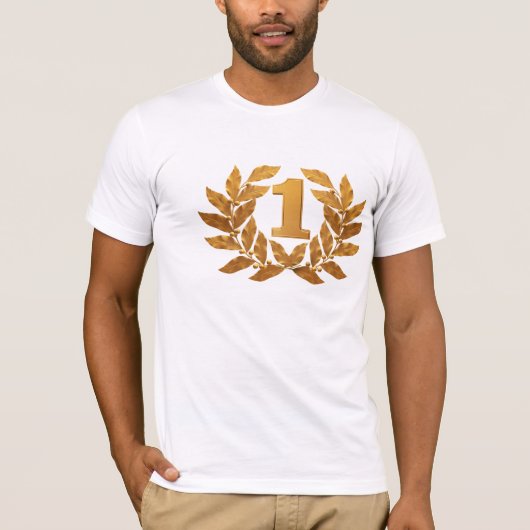 eerste winnende bieder ! t-shirt (Voorkant)