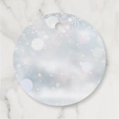 Eerste wintersneeuwvlokken Labels (Achterkant)