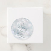 Eerste wintersneeuwvlokken Labels (In situ)