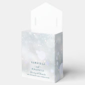 Eerste wintersneeuwvlokken Weddenschap Bedankdoosjes (Geopend)