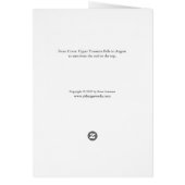 Eerste Yosemite-Herfsten - Birthday-kaart (Achterkant)