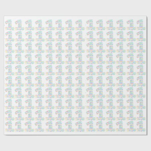 Eerste zeemannen cadeaupapier (Vlak)